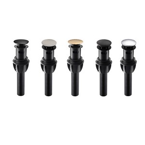 2 Pack Pop Up Drain Stopper for Bathroom Sink, Sink Drain with Overflow,