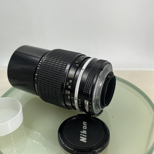 Nikon Nikkor 200 mm 1:4 AiS OBJEKTIV, SAUBER MIT KAPPEN, SERIE: 672919 #460 - Bild 4 von 4