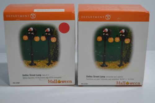 Dept. 56 Halloween Village Accessories Gothic Street Lamp #56.52961 Pre-owned - Picture 1 of 10