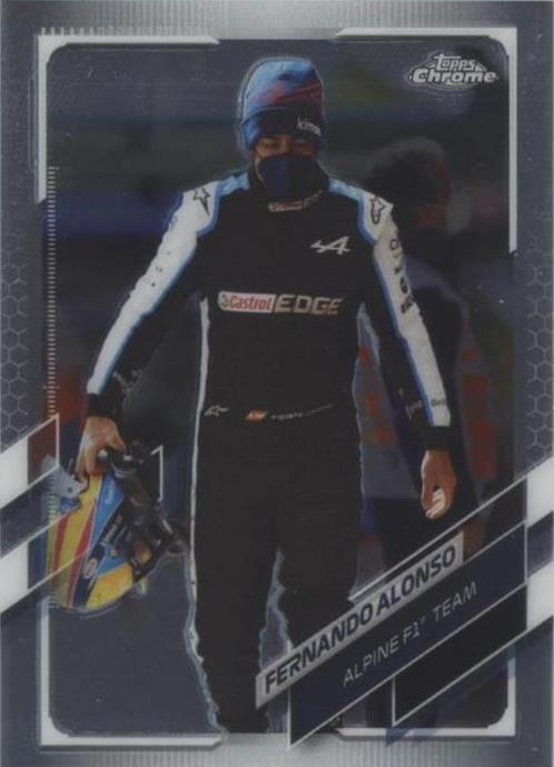2021 Topps Chrome Formula 1 - Fernando Alonso #41 - 1 of 1