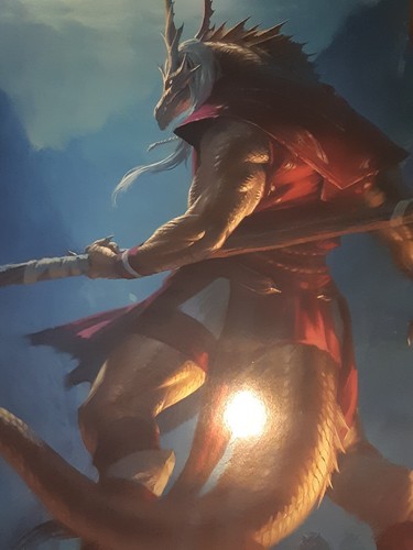 Dungeons & Dragons 50th Anniversary One DND Dragonborn 2024 Core rulebook Poster - Foto 2 di 3