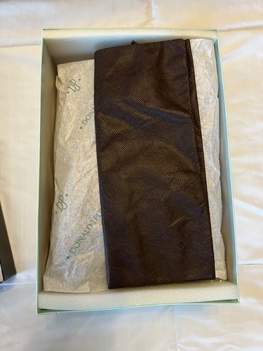 VTG-NIB Wms Donald Pliner gorgeous sandals Whiskey Nappa Studded Leather sz 10M - Picture 6 of 9