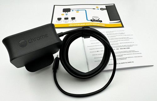 Adaptador Google Ethernet para Chromecast Micro-USB enchufe Reino Unido - negro - Imagen 6 de 12