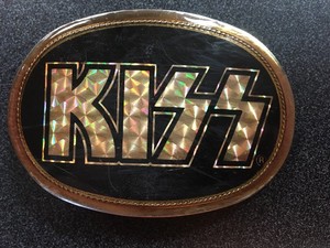 kiss belt buckle