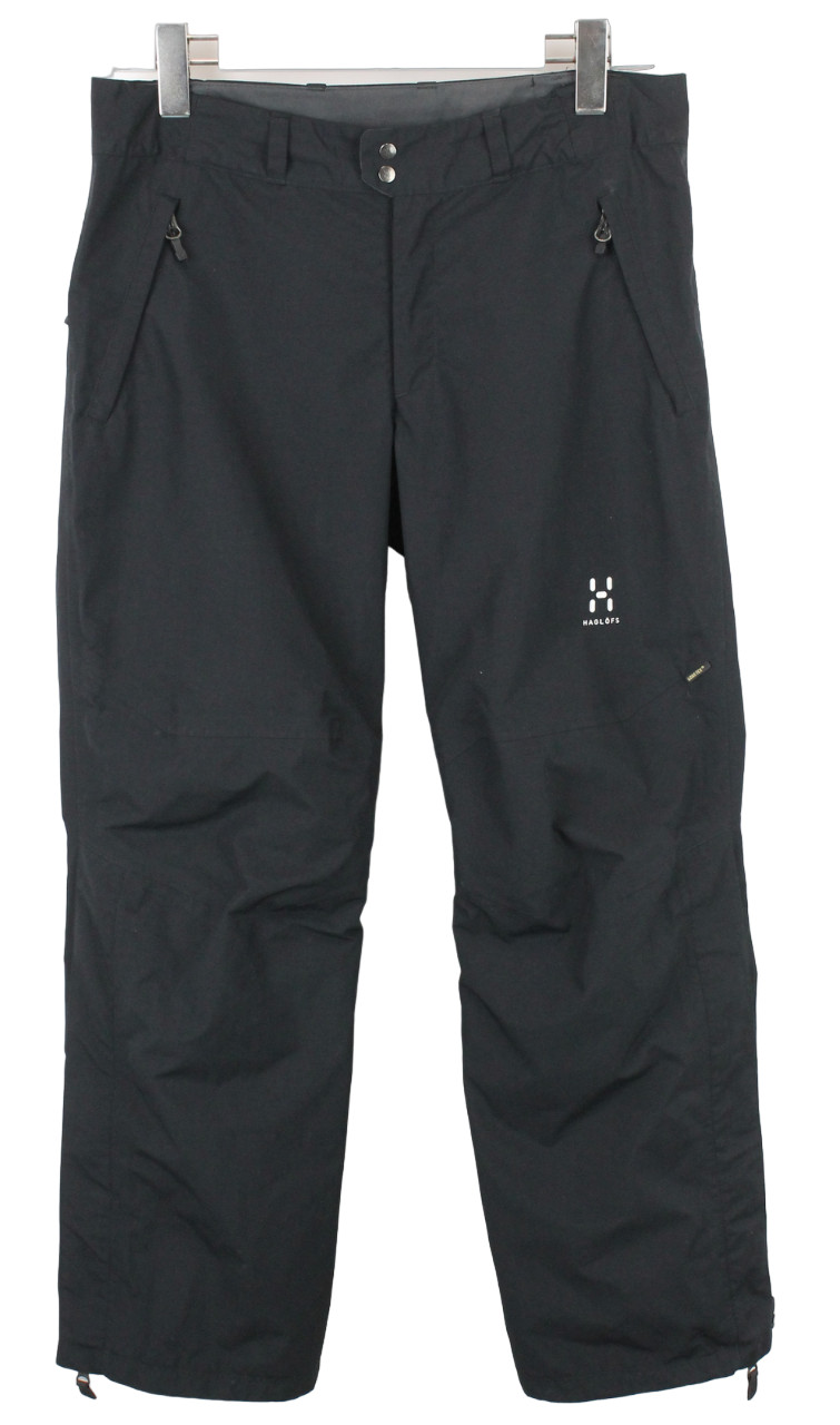 Haglofs Vandra Gore-Tex Pantalones Mujer Pequeño Corto Trekking Forrado Negro