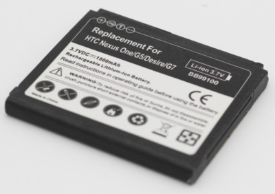 Replacement HTC Nexus One/G5/Desire/G7 Cell Phone Battery