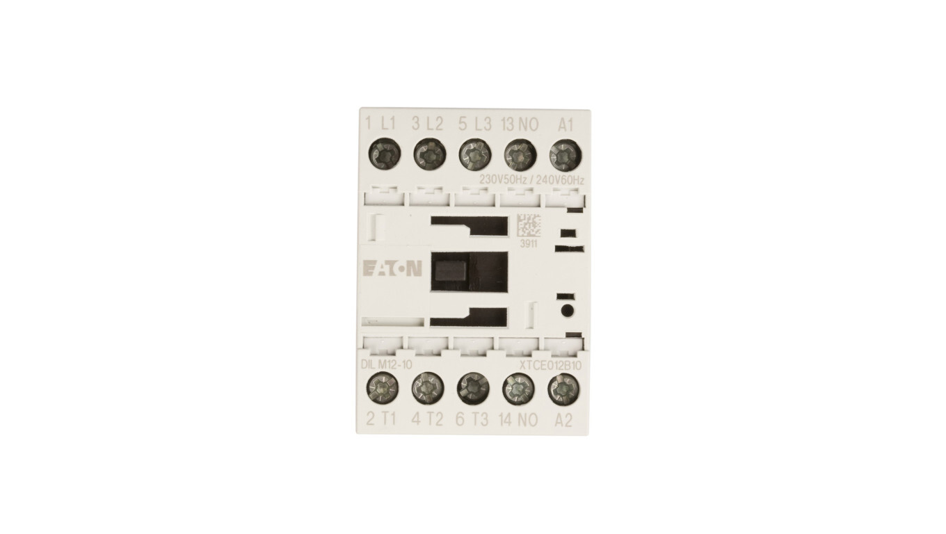 Power contactor 12A 3P 230V AC 1Z 0R DILM12-10 (230V50HZ, 240V60HZ) 27683 /T2UK