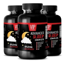 5-htp capsules - ADVANCED SLEEP FORMULA 952MG - Antiaging products - 3 Bottles