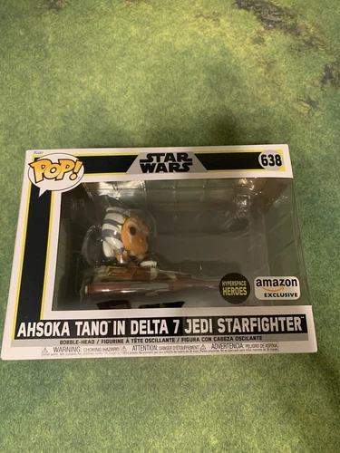 Funko Pop Star Wars #638 Ahsoka Tano In Delta 7 Jedi Starfighter (Amazon Ex)