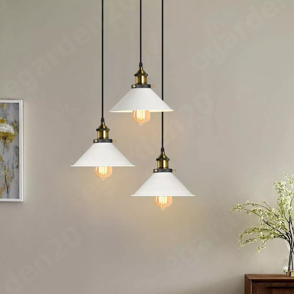Modern Vintage Industrial Pendant Light Hanging Retro Lamp LED Ceiling