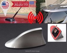 Silver Shark Fin Vortex Stereo Radio Aerial Signal Antenna For Subaru Mazda