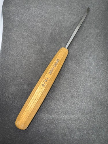 Pfeil Swiss Made Skew Chisel Set - Single & Doubel Bevel - (5mm #1) 1s/5 & 1s/5e - Picture 3 of 13
