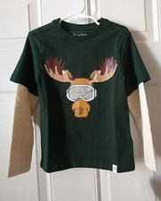 TOMMY BAHAMA BOY'S LONG SLEEVE MOOSE T-SHIRT, SIZE 4T