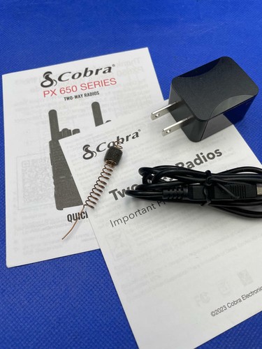 Cobra PX650 Pro Business Two-Way Radio Set - 2-Pack (Antenna is Damaged/Missing) - Zdjęcie 11 z 11