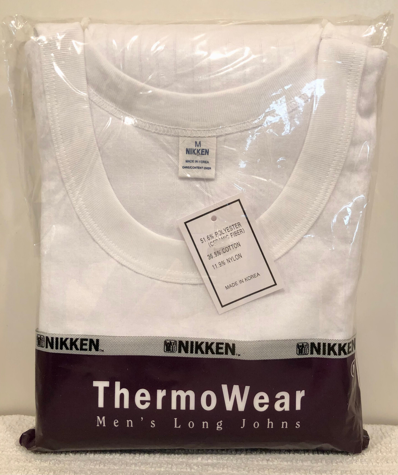 🎁 Nikken Thermowear Men's Long Johns 🆕 Size M Top & Bottom 1791 1796 Medium 🎁 image 3