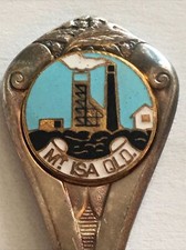 Vintage Souvenir Spoon Collectible Mt. Isa Queensland Australia