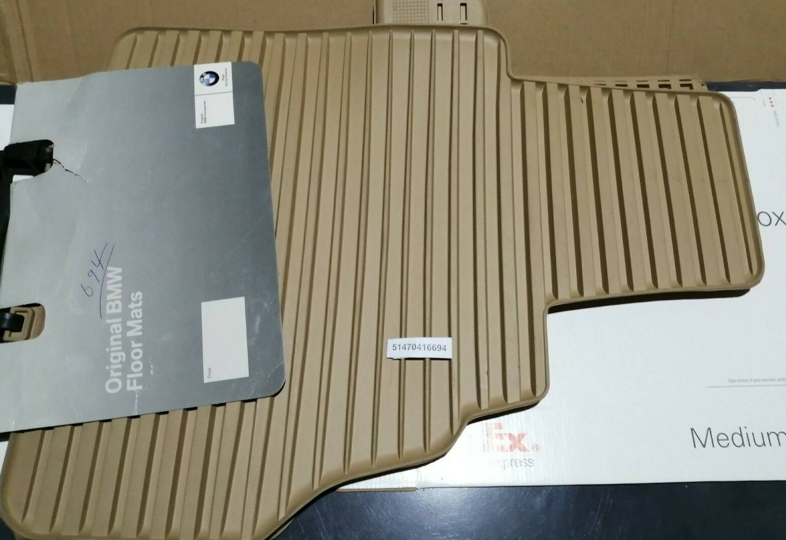 BMW 51470416694 Kit rubber floor mats 3rd seat row E70 E70 LCI B&v eBay