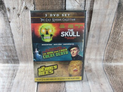 Cult Horror  The Skull The Man Who Could Cheat Death The Deadly Bees NEW