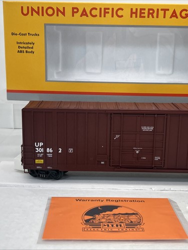 MTH Premier 20-2774A UP Heritage Union Pacific 50’ High Cube Boxcar O New - Picture 9 of 15
