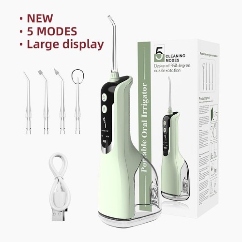 Cordless Water Flosser Dental Oral Irrigator Travel Teeth Cleaner Floss Pick NEW - Picture 14 of 16