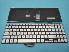 For Asus K530 K530U K530UA K530UF K530UN K530F K530FA UK GB Keyboard Silver