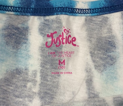 Justice Girls Outfit Size Medium 10 Colorful Color Splash New - Picture 7 of 10