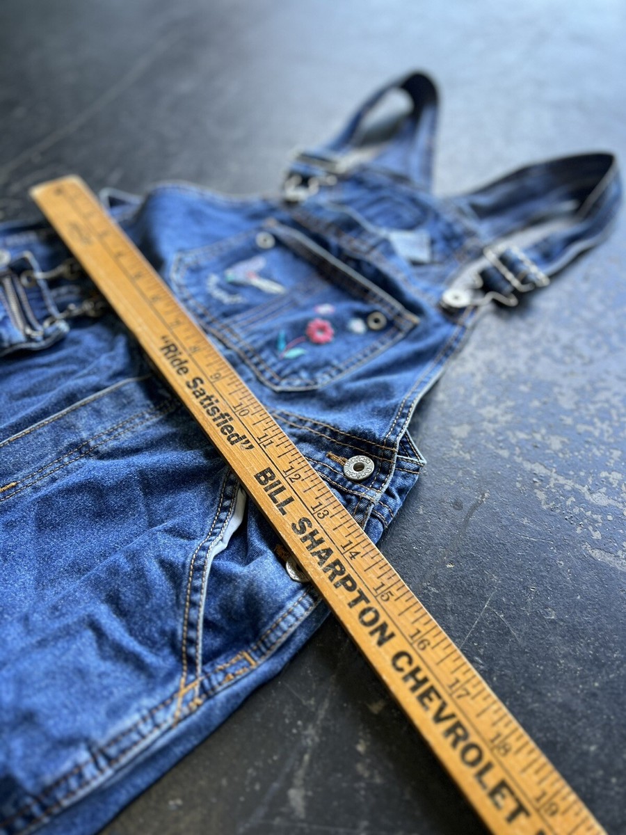60s British General Post Office オーバーオール Vintage 90's Pokemon Butterfree Denim Embroidery Overalls SZ