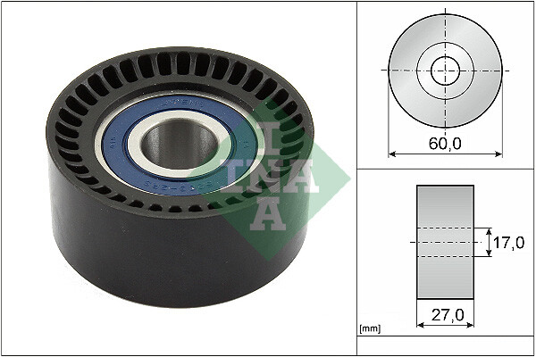 532 0747 10 INA Deflection/Guide Pulley, timing belt for ,POLESTAR,VOLVO,VOLVO A