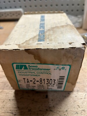 Acme Industrial Control Transformer, TA-2-81303, Pri 208/380V, Sec 95/115V - NEW