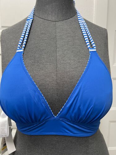 Tommy Bahama Breaker Bay Wende-Neckholder-Bikini strahlend blau Damen-Oberteil Größe M - Bild 2 von 13