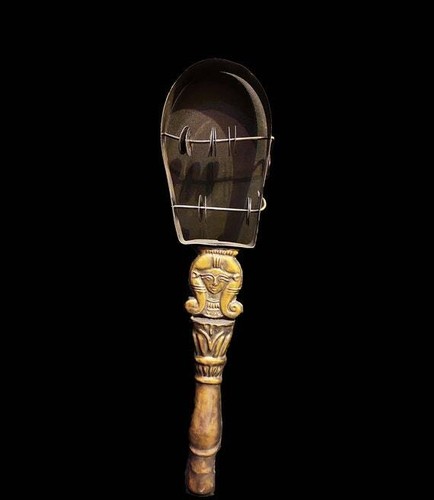 Sistrum Hathor hecho a mano - Imagen 2 de 3