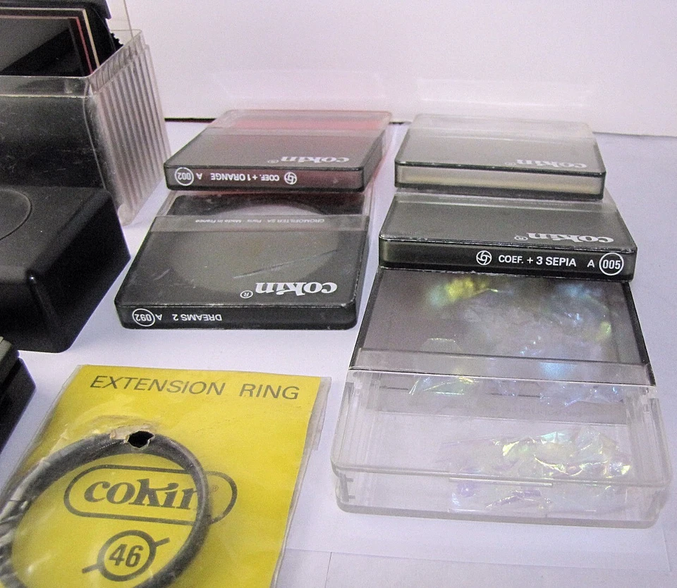 Cokin A Photography Filter Set 16pc 52mm 55mm Adapter Ring Case Color Graduated - Image 2 of 4