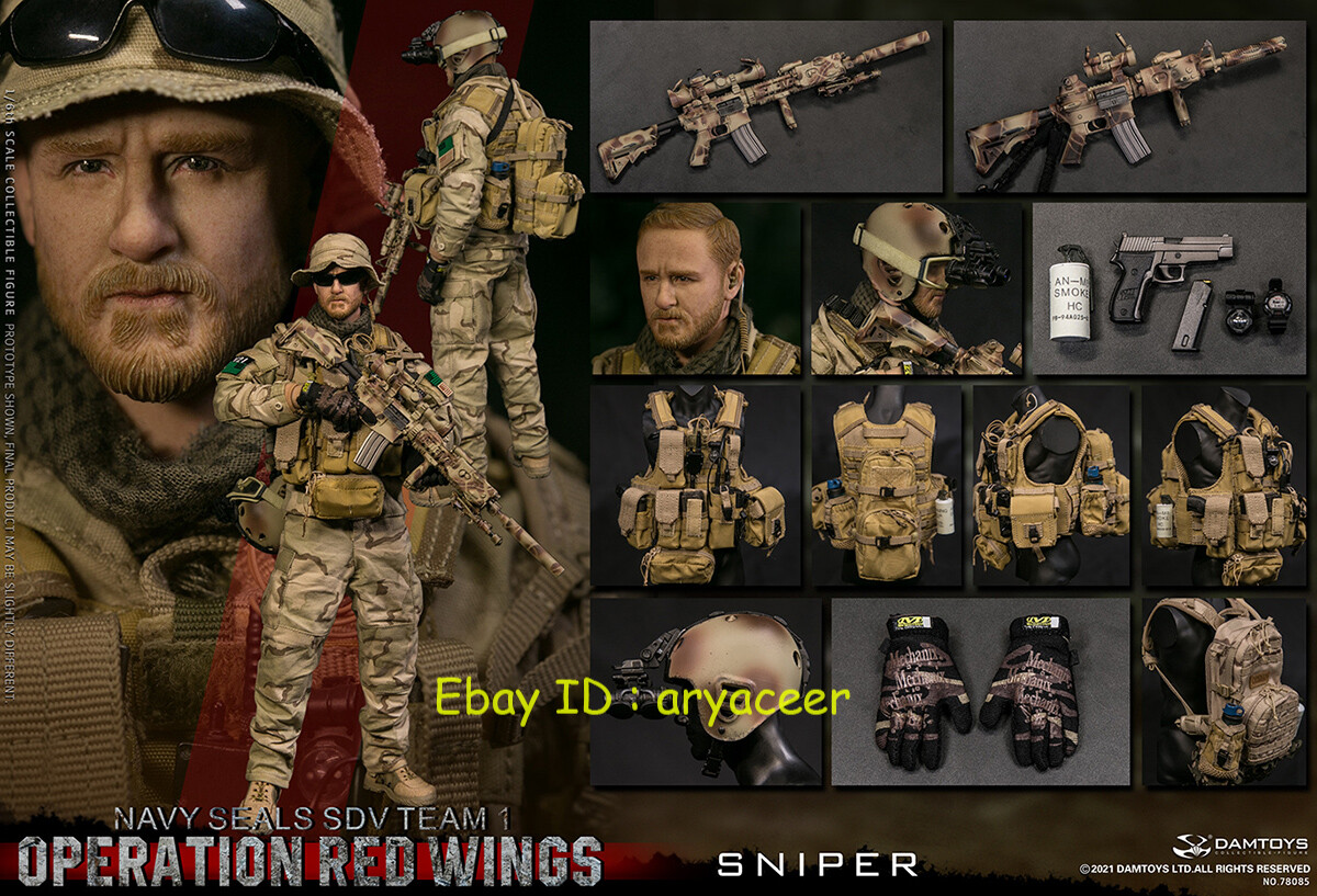 DAMTOYS 78085 1/6 NAVY SEALS SDV Team 1 Operation Red Wings Sniper