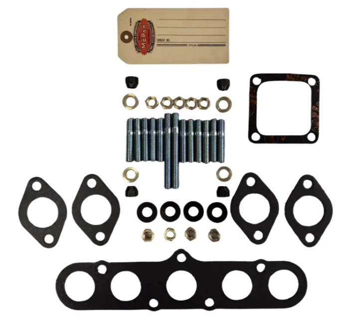 Kit de reconstrucción de herrajes colectores de 6 cilindros para 1954 Plymouth Suburban Savoy con juntas Foto 2 de 4