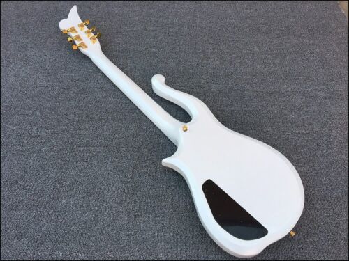 Guitarra Eléctrica Clásica Prince Cloud Blanca Perla Blanco Dorado Herrajes - Imagen 6 de 6
