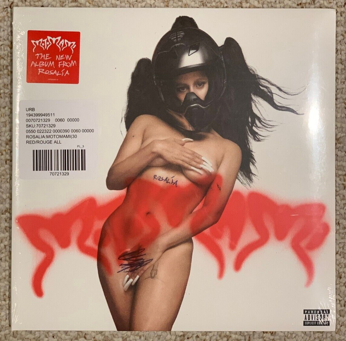 Rosalía MOTOMAMI Limited Edition Red Translucent Vinyl