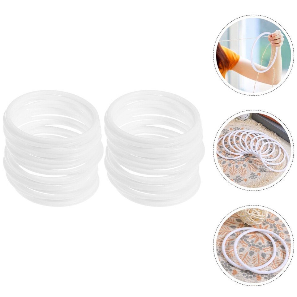 30 Pcs Macrame Hoop Rings Bootletop Lids Dream Catcher Accessories eBay