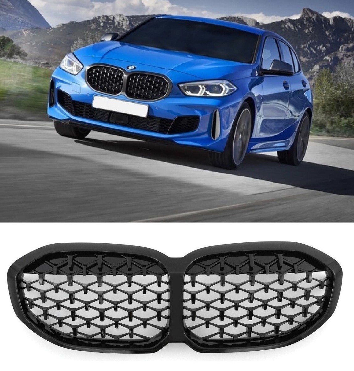 BMW 1er F40 Grill Exklusiv Kühlergrill Für BMW 1er F40 | Glänzend