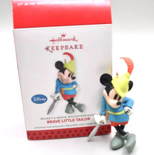 Hallmark Keepsake Ornament 2013 Brave Little Tailor Mickey Mouse QX9142 new box