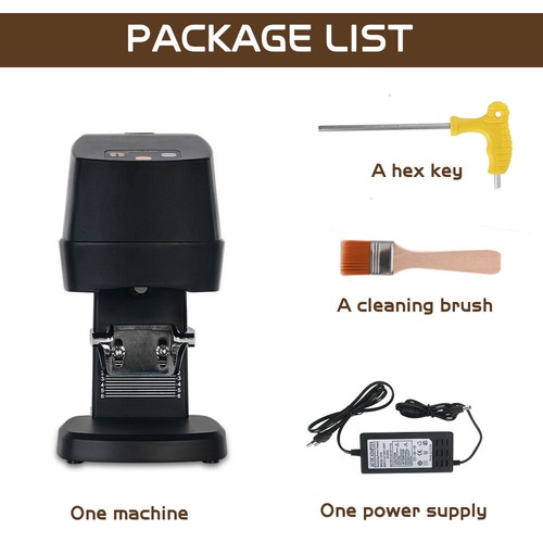 Black 58MM Electric Automatic Coffee Tamper AU Plug Plastic+Stainless Steel 240V - Bild 5 von 11