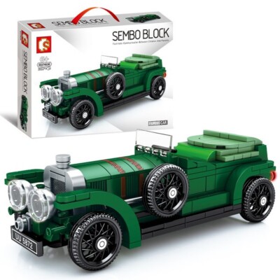 Sembo Classic Car Building Blocks Green Roadster 357 pcs (607406)