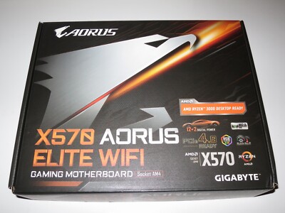 GIGABYTE X570 AORUS ELITE WIFI AM4 AMD X570 SATA 6Gb/s USB ATX
