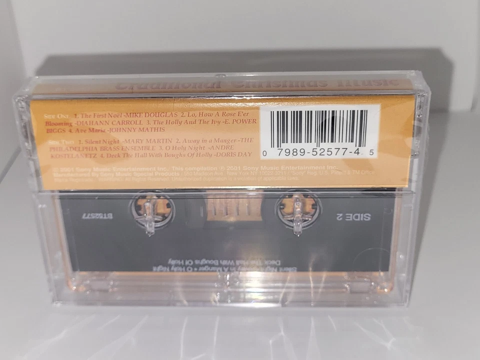 Traditional Christmas Music Cassette 2001 Sony Various Mathis Doris Day - Image 2 of 3