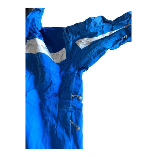 The North Face Hyvent Parka Shell Men’s Medium Blue/Silver Included Hood - Picture 2 of 12