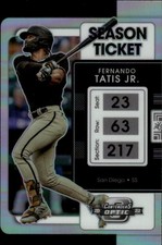 2022 Panini Chronicles Fernando Tatis Jr. #23 Contenders Optic Holo San Diego 3H