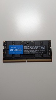 Crucial 32GB DDR5 5600MHz SODIMM Laptop RAM CT32G56C46S5.M16D1