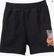Nike Boy's Sportswear French Terry Shorts Little Kids Black 6 Little Kid
