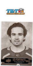 2021-22 Upper Deck UD Portraits #P-52 Alex Newhook Colorado Avalanche 98