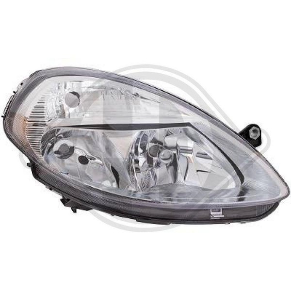 1X Hauptscheinwerfer Diederichs 3213980 FüR Lancia Rechts-image