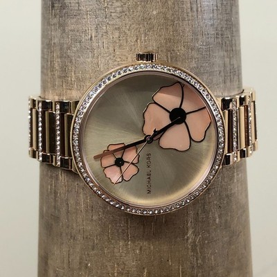 Michael Kors Rose Gold and Silver with dark face Michael Kors Rose Gold Watch with Rose Gold and Silver  main image 2